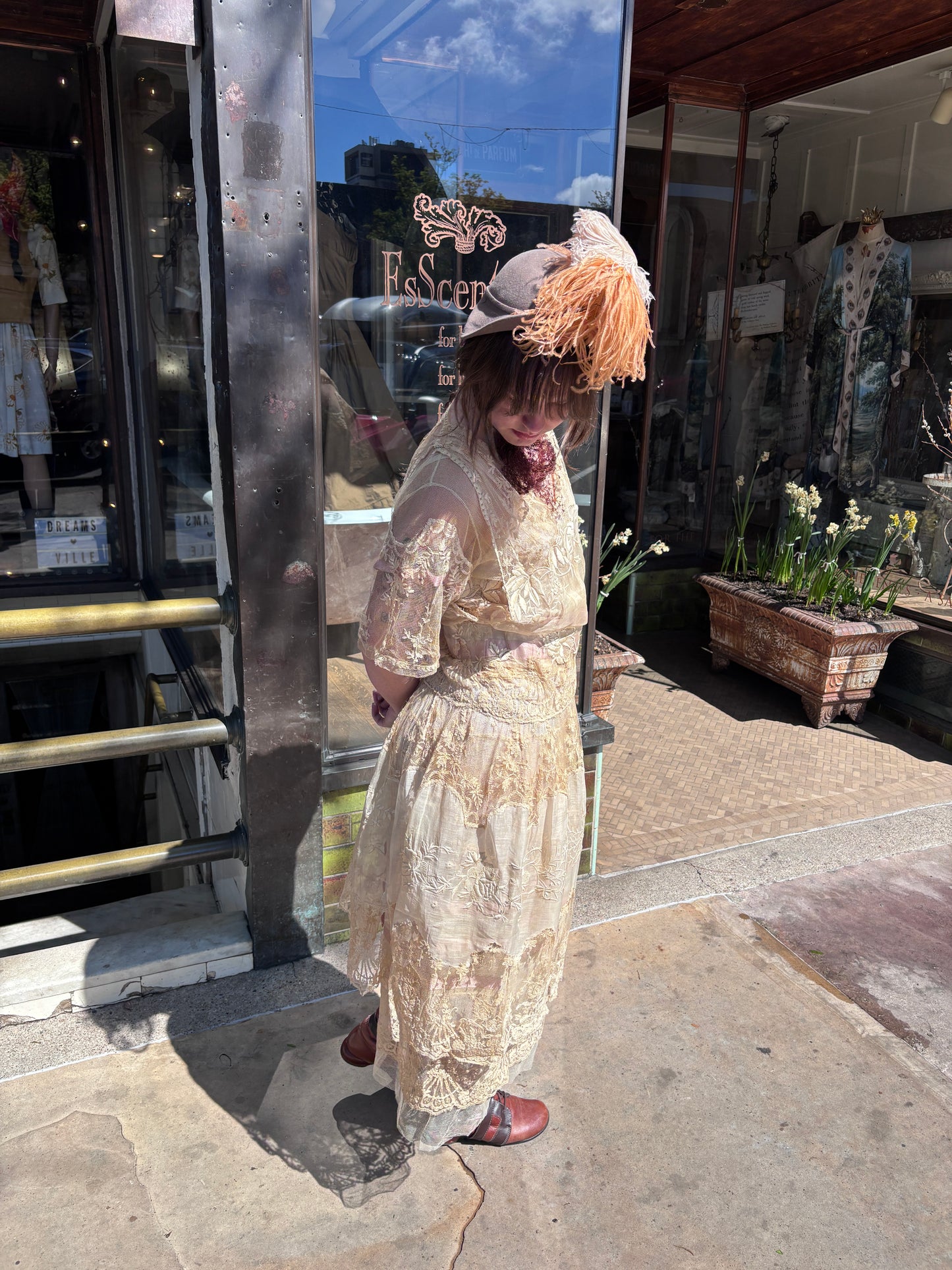 1910s Lord & Taylor New York Lace Dress